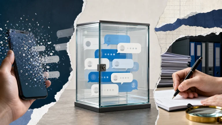 Editorial security illustration for How to Document Fraud Evidence Before Messages Disappear