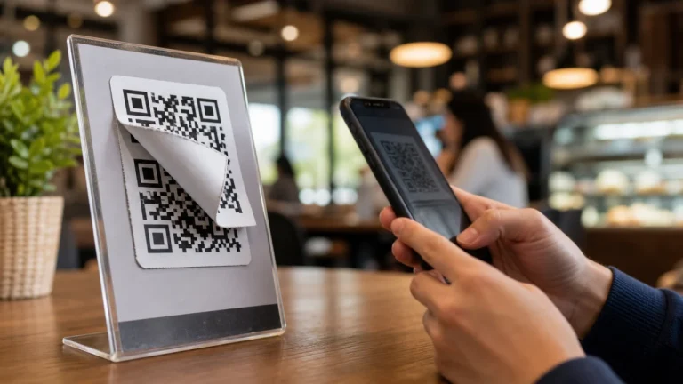 Editorial security illustration for QR Code Scams Explained: How to Scan Codes More Safely