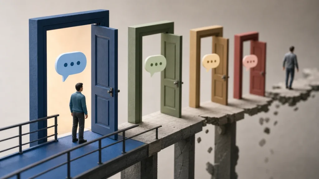 Editorial security illustration for Why Scammers Ask You to Move a Conversation Off the Platform